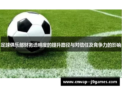 足球俱乐部财务透明度的提升路径与对信任及竞争力的影响